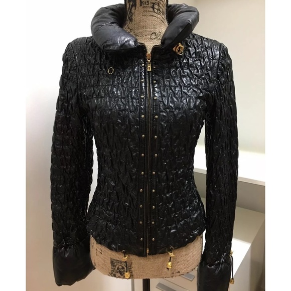 Ferrucci Genuine Black Leather lambskin Jacket S